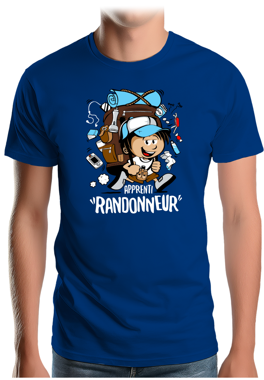 T-Shirt Homme Apprenti randonneur en trail
