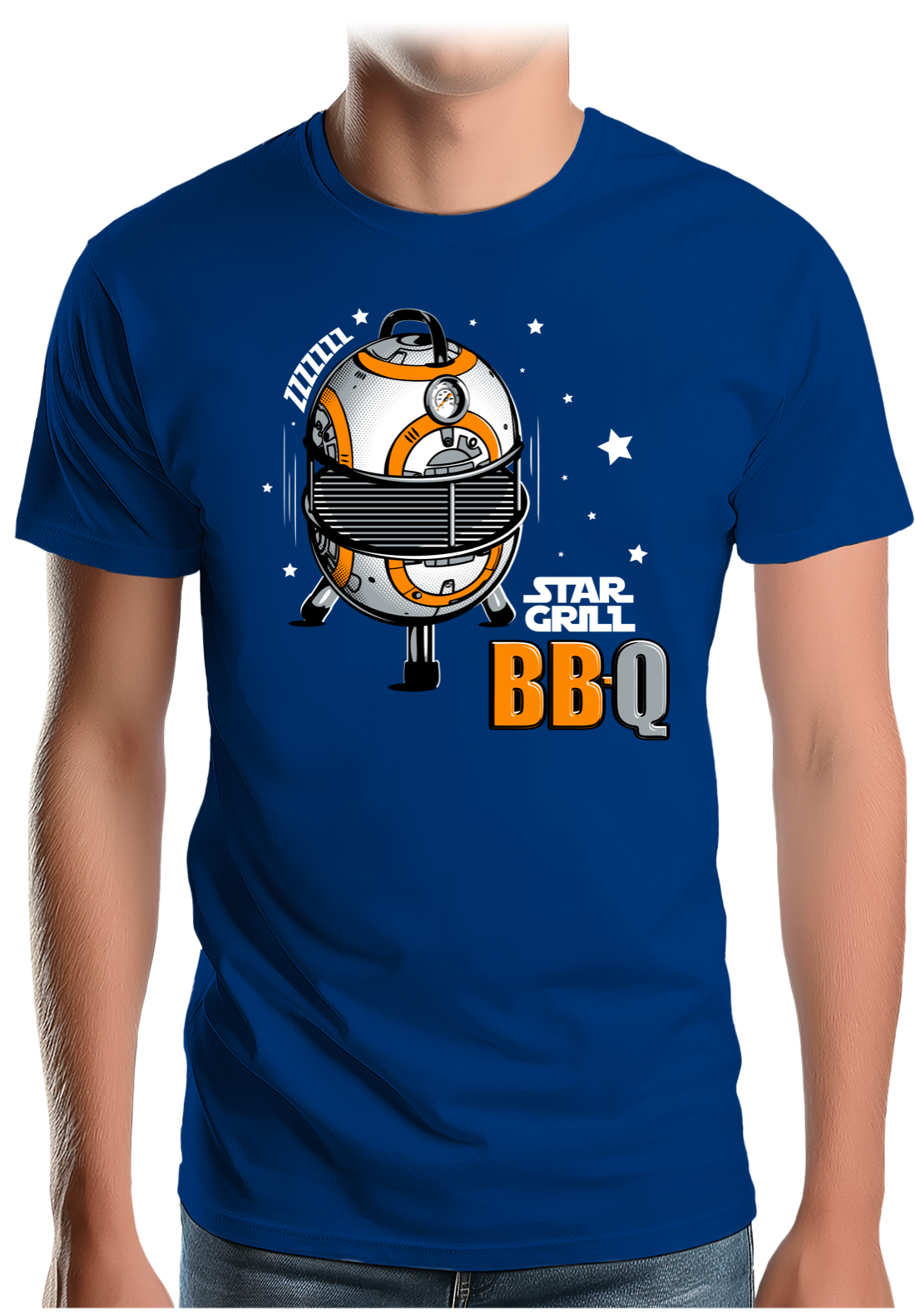 T-Shirt Homme BBQ Wars le retour de star grill