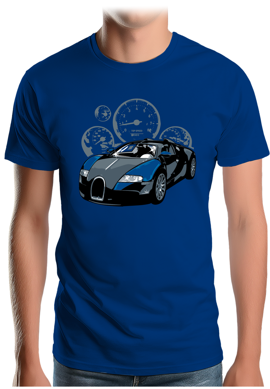 T-Shirt Homme Voiture Top Speed Bug