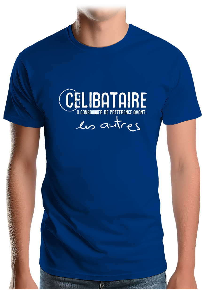 T-Shirt Homme Célibataire à consommer avant les autres