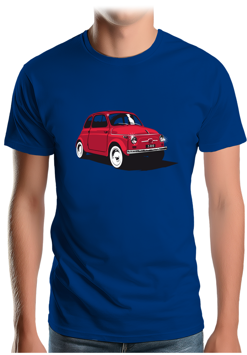 T-Shirt Homme Voiture Italienne 500 Luxe