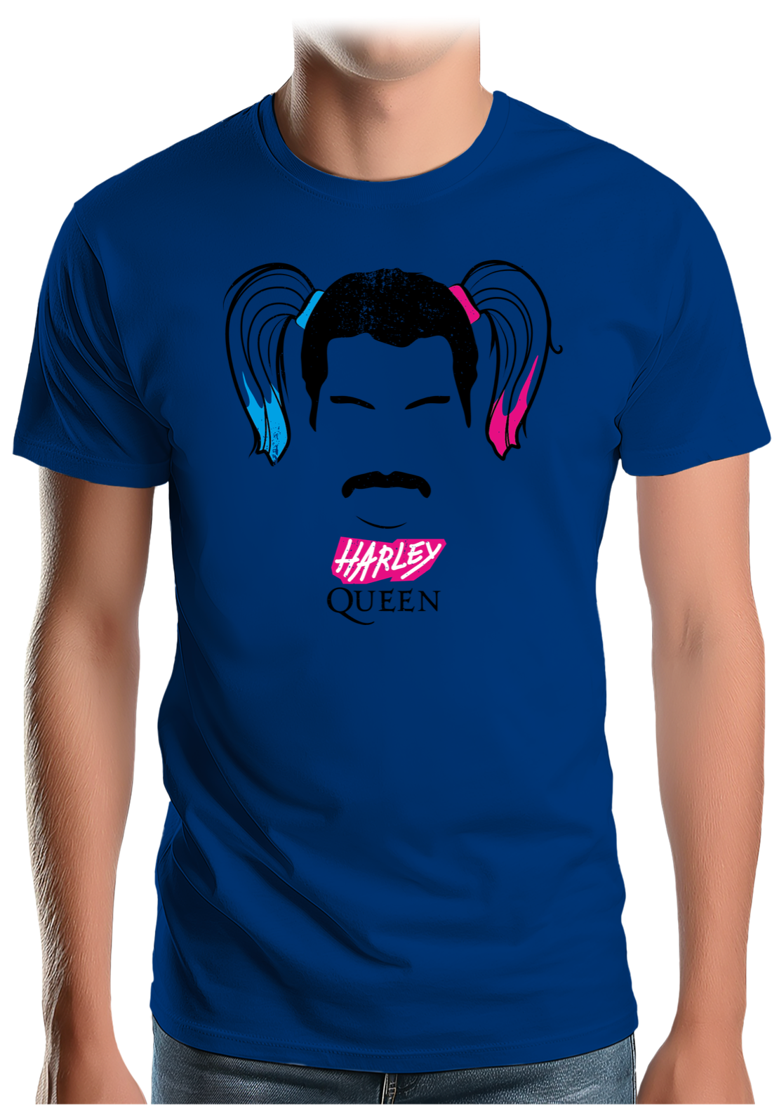 T-Shirt Homme Queen et Harley Quinn