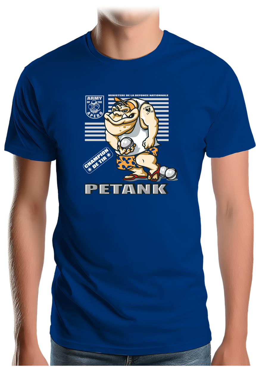 T-Shirt Homme Petank pour les costauds