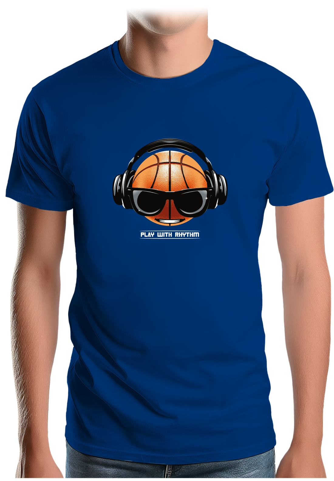 T-Shirt Homme Play basket with rhythm