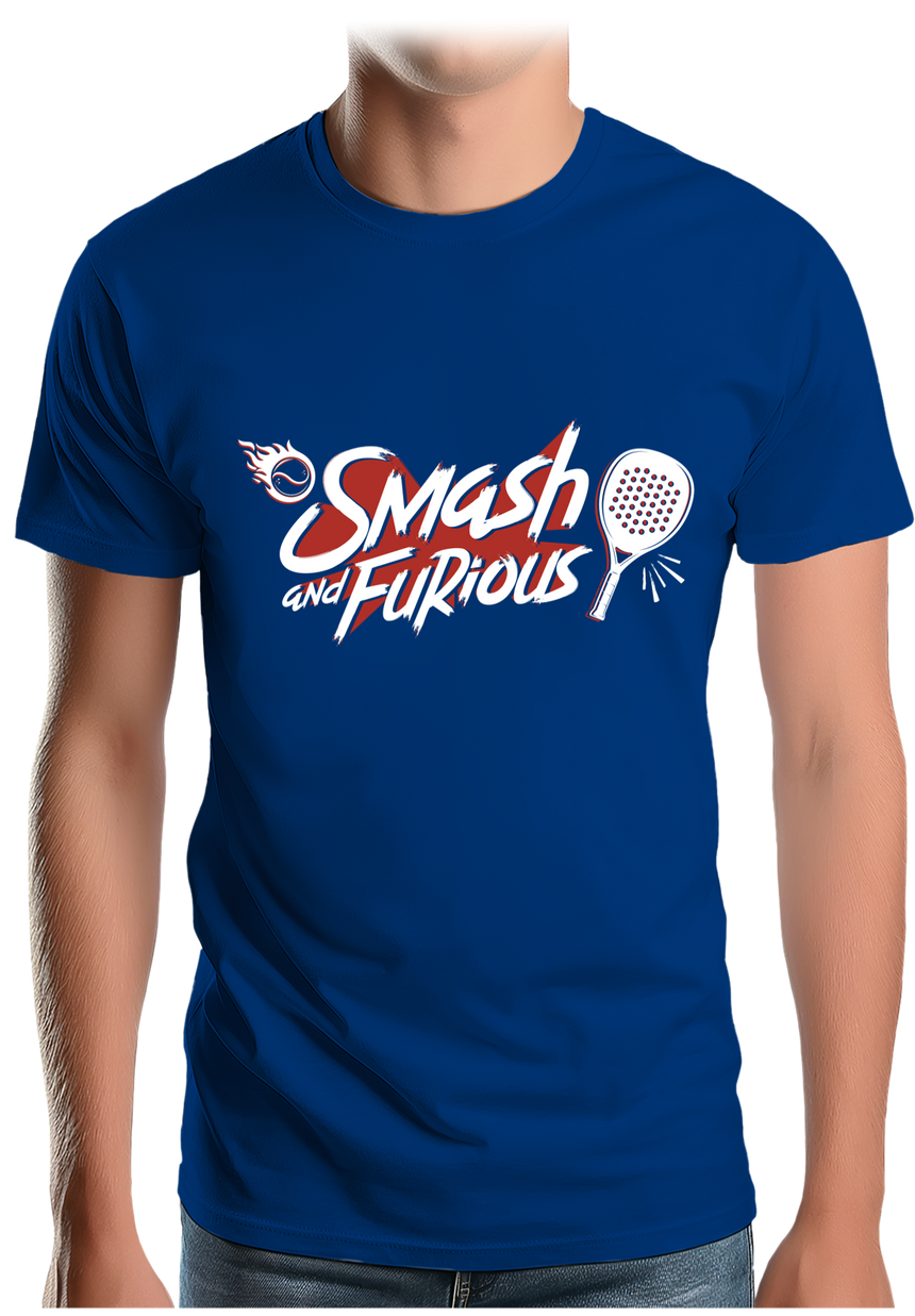 T-Shirt Homme Padel Smash & Furious