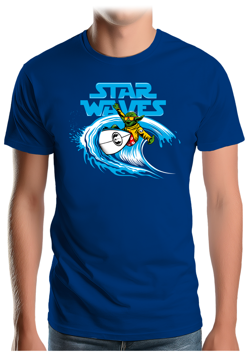 T-Shirt Homme Star waves surf