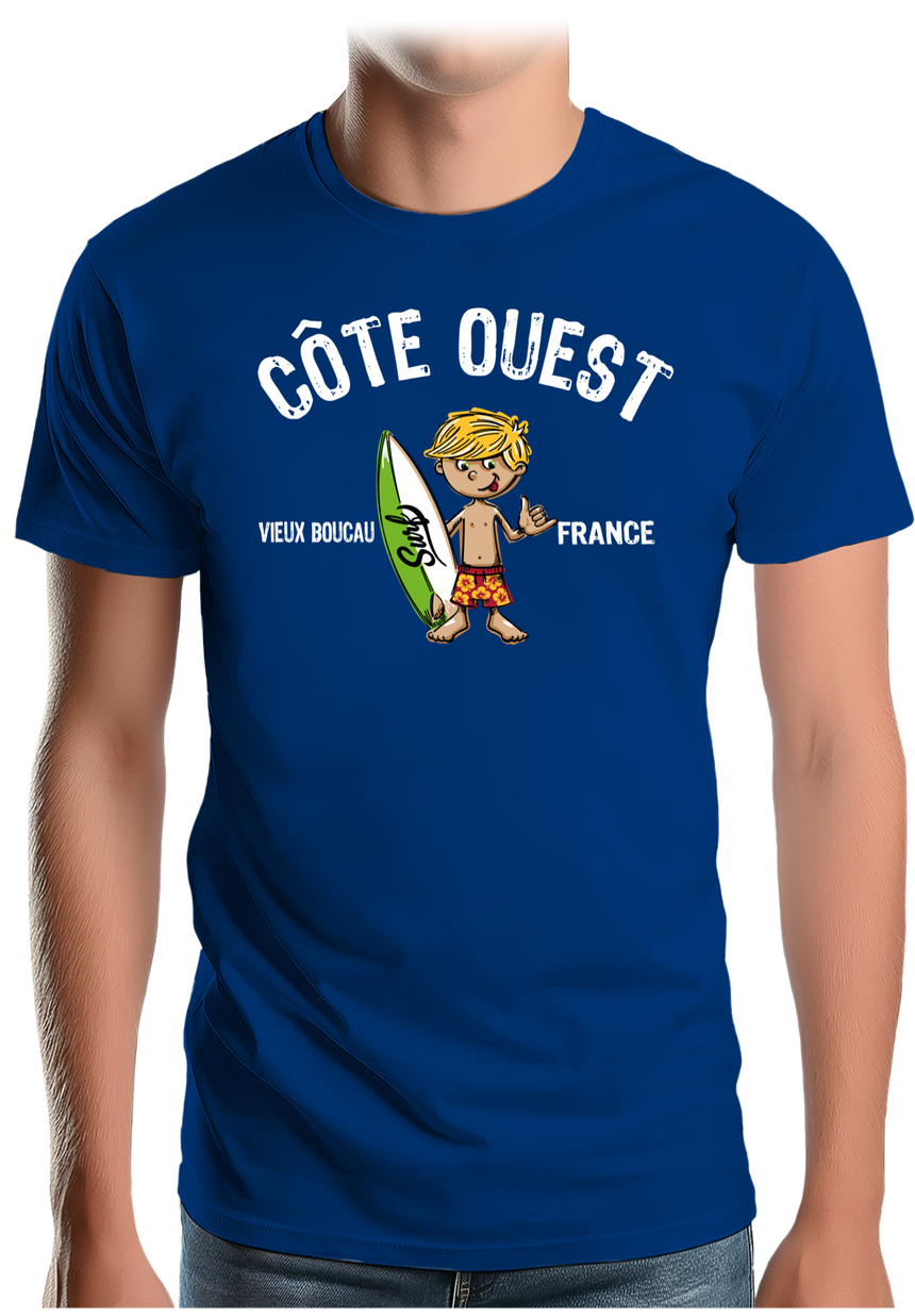 T-Shirt Homme Petit surfeur personnalisé