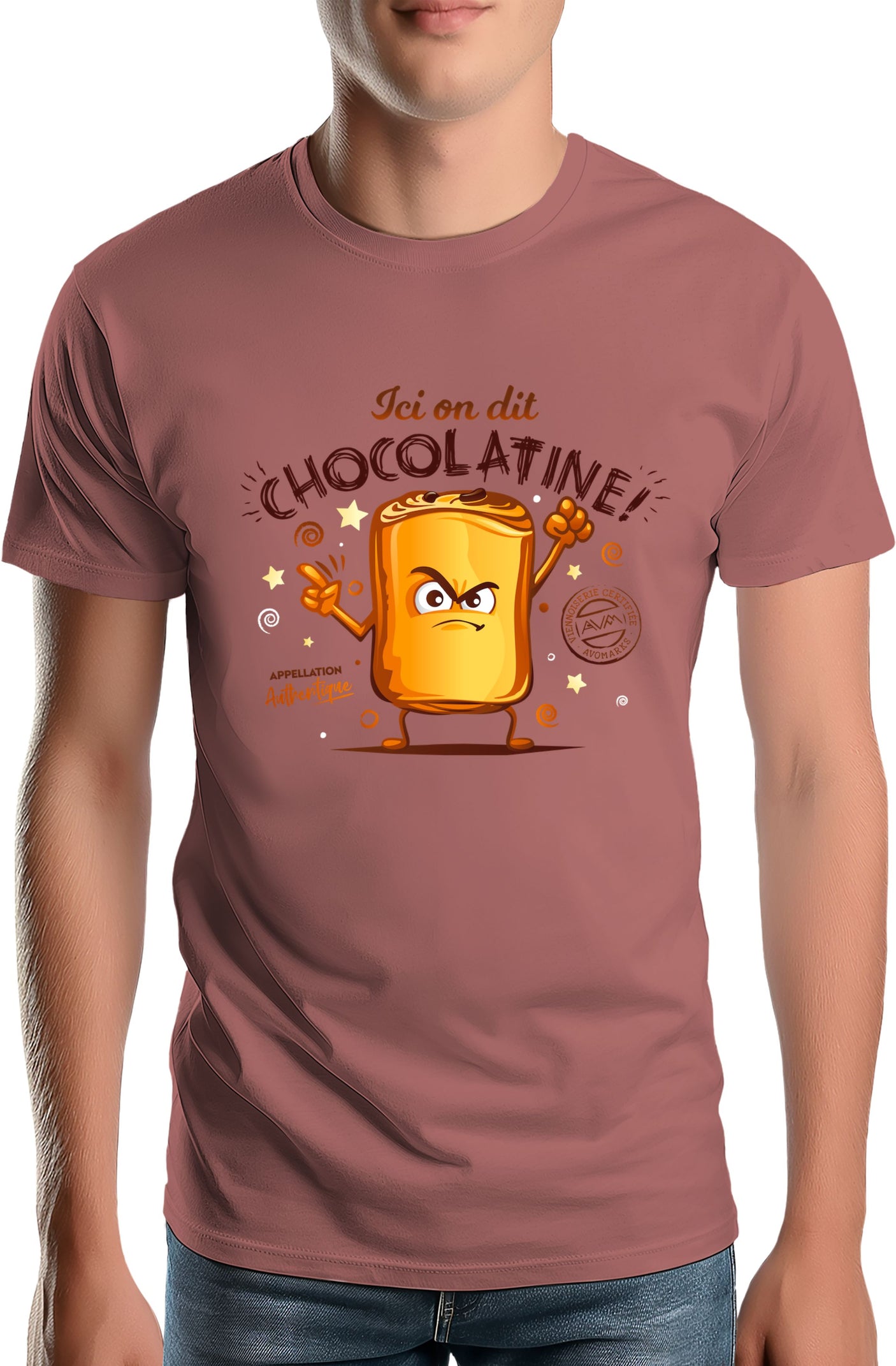 T-shirt Homme Chocolatine