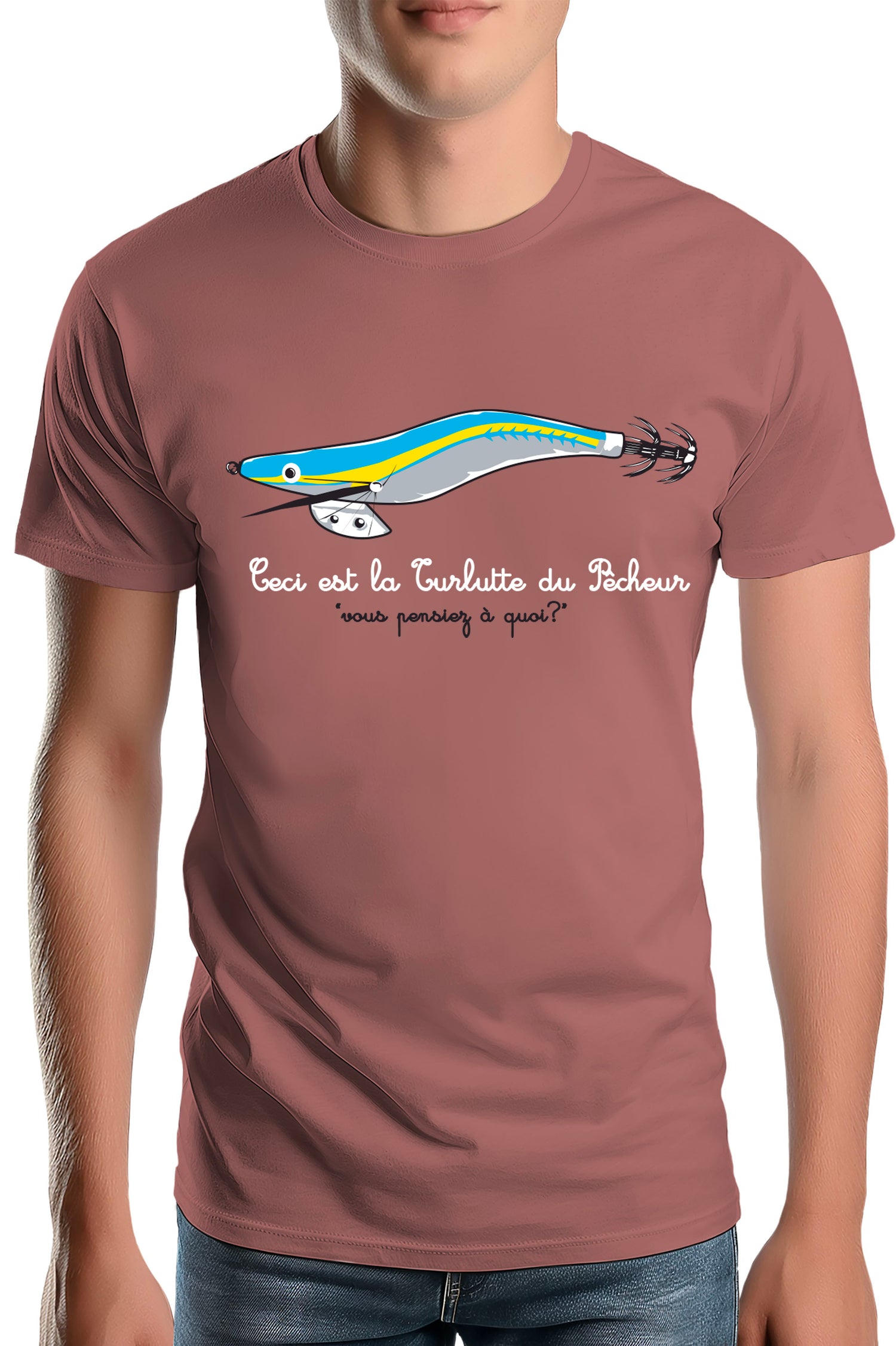 T-Shirt Homme Turlutte du Pêcheur