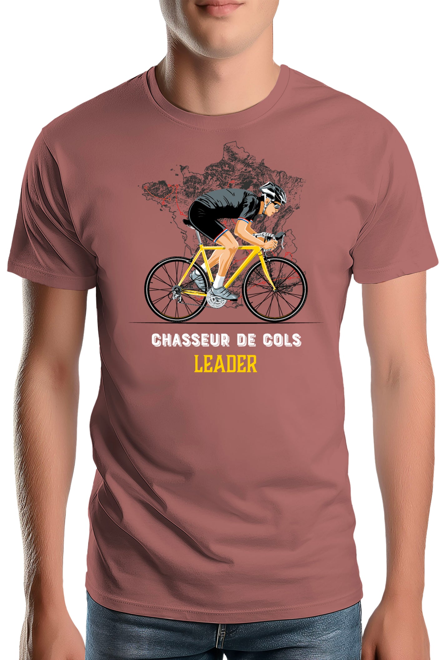 T-Shirt Homme Le maillot jaune leader