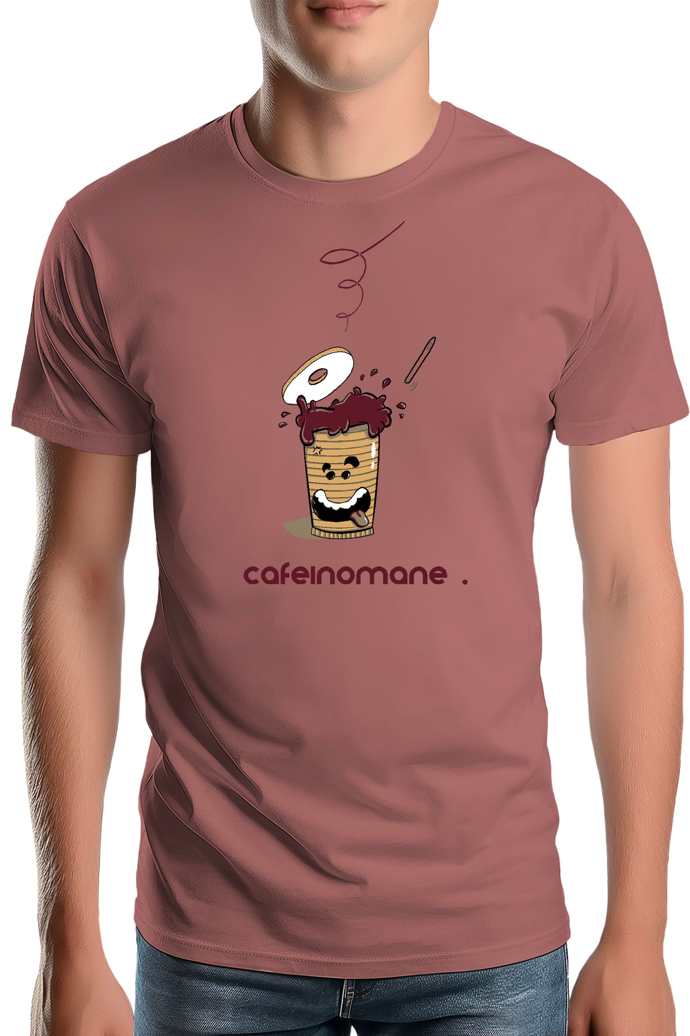 T-Shirt Homme Cafeinomane