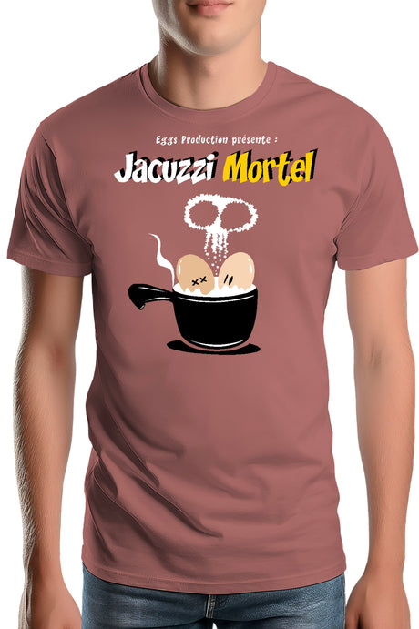 T-Shirt Homme Des Oeufs dans un jacuzzi