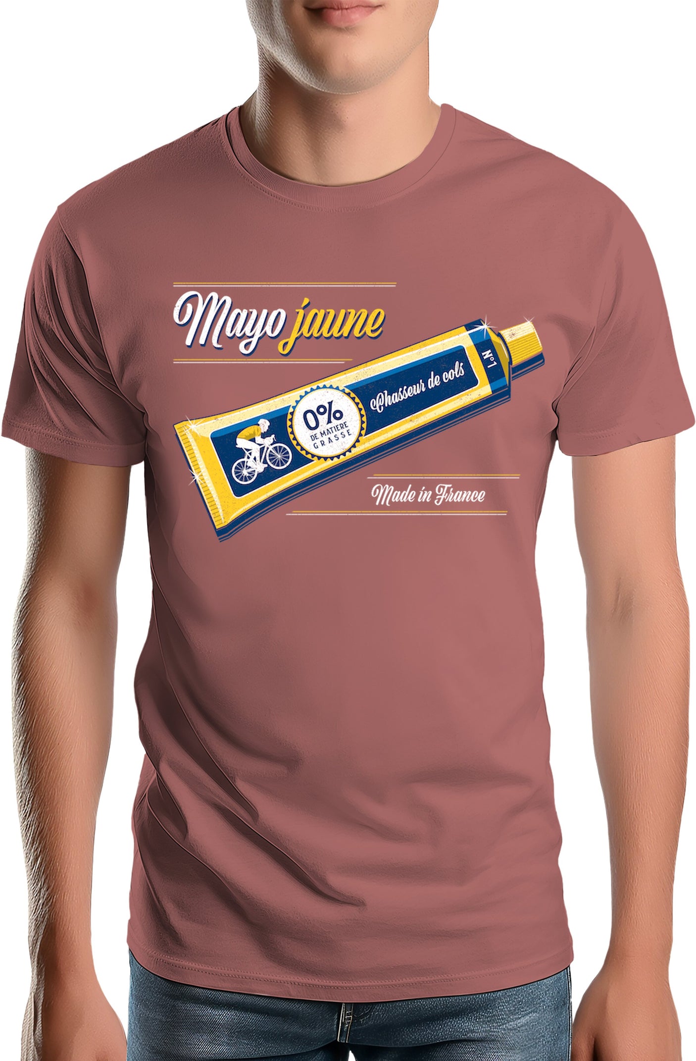 T-Shirt Homme Mayo jaune