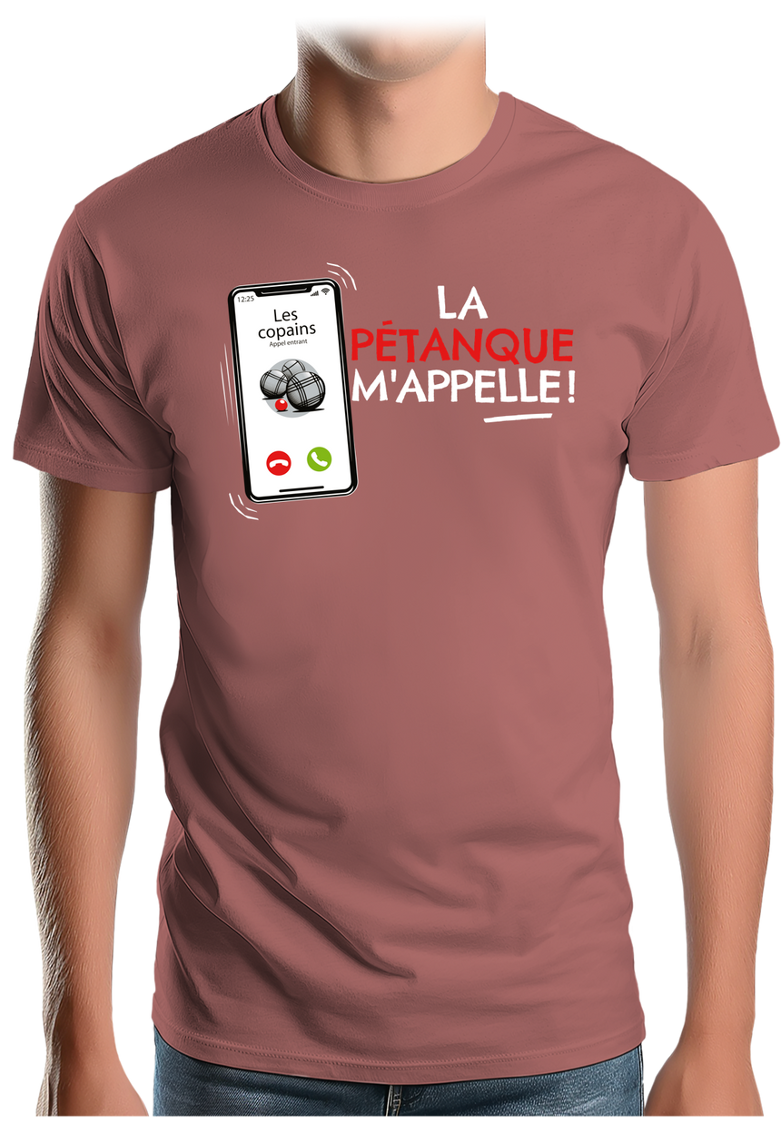T-Shirt Homme La pétanque m'appelle !