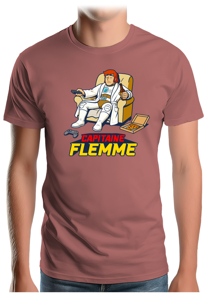 T-Shirt Homme Capitaine Flemme