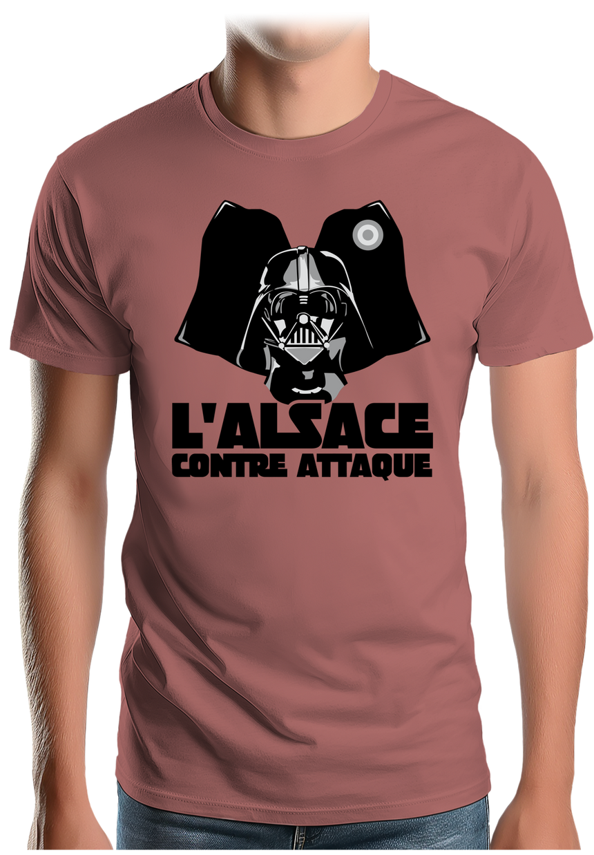 T-Shirt Homme L'Alsace contre attaque