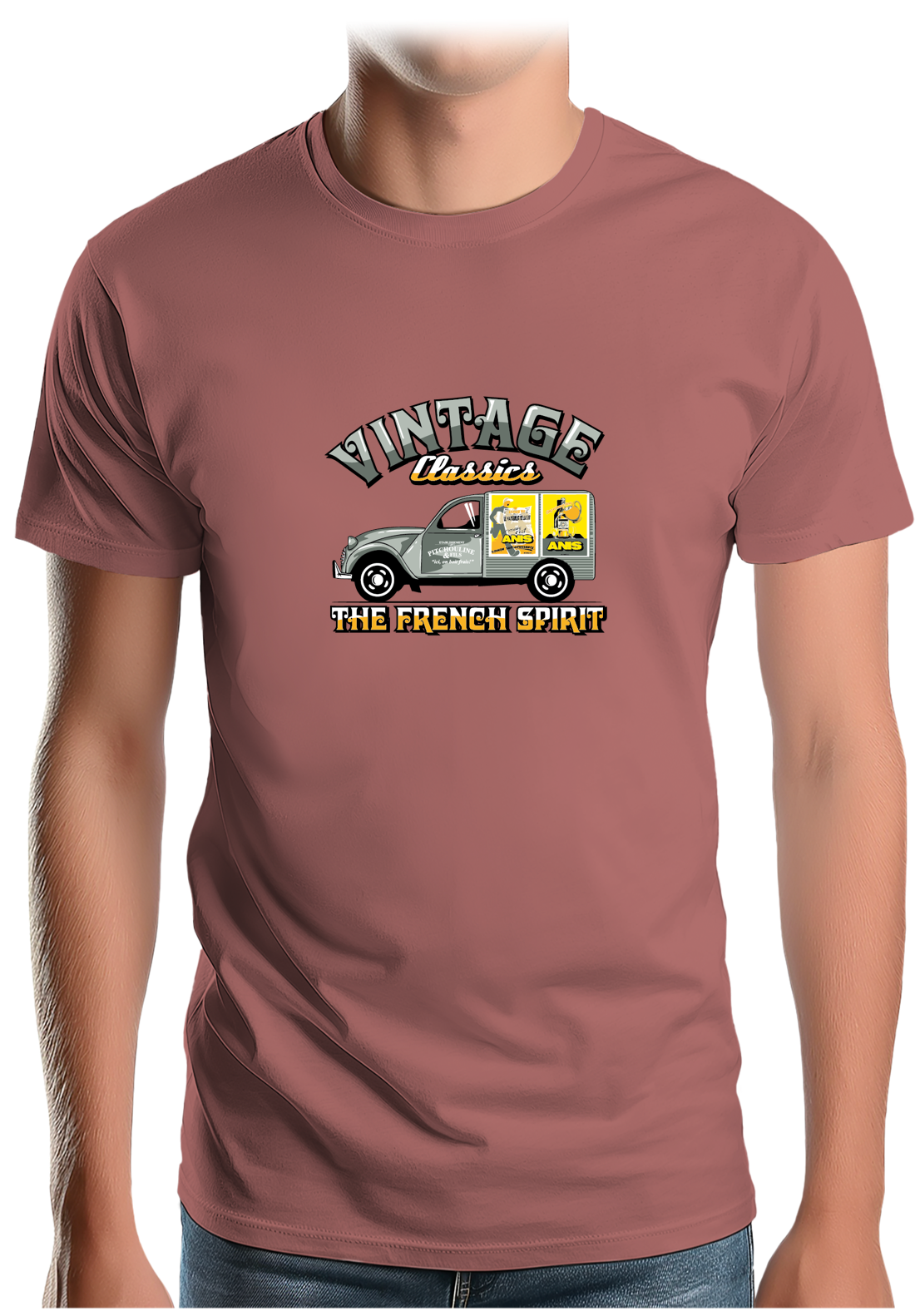 T-Shirt Homme Deuch french spirit d'alcool d'anis