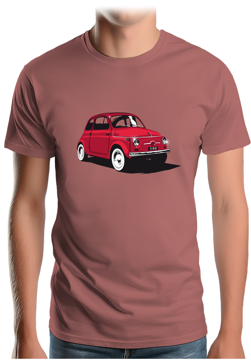 T-Shirt Homme Voiture Italienne 500 Luxe