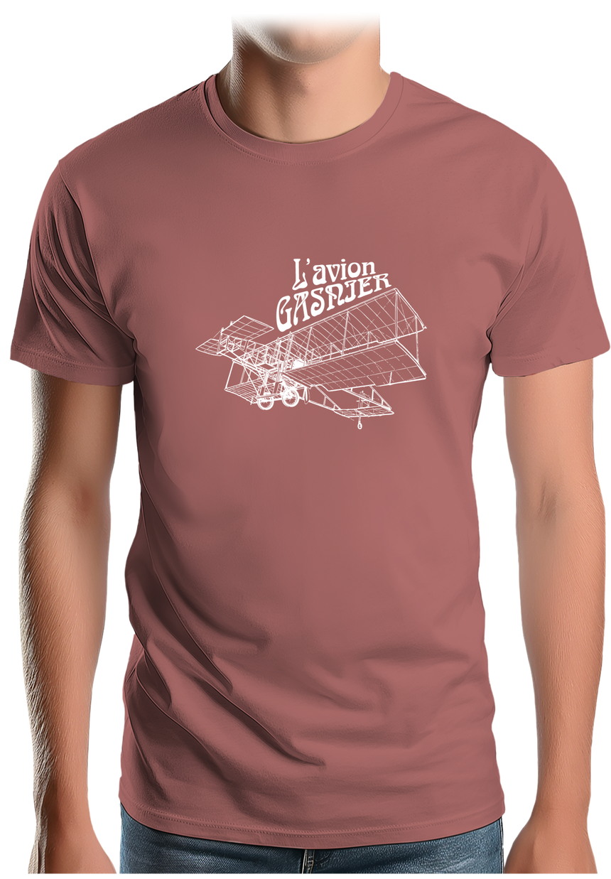 T-Shirt Homme Avion Rene Gasnier