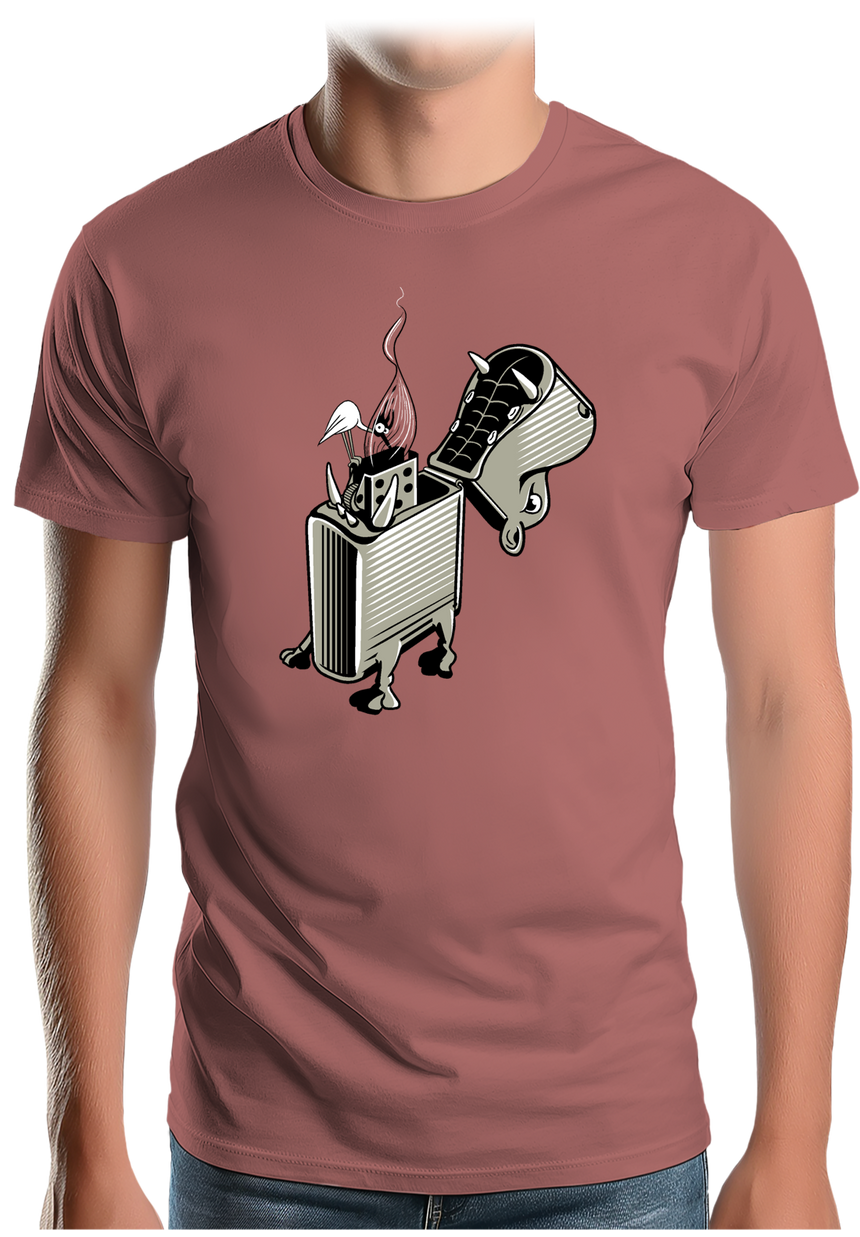 T-Shirt Homme Hippopotame chez son dentiste