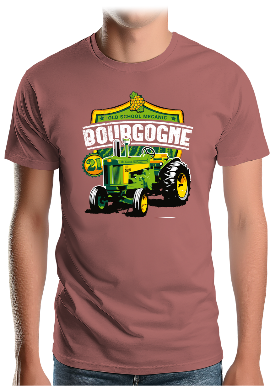 T-Shirt Homme Tracteur Old school Mecanic