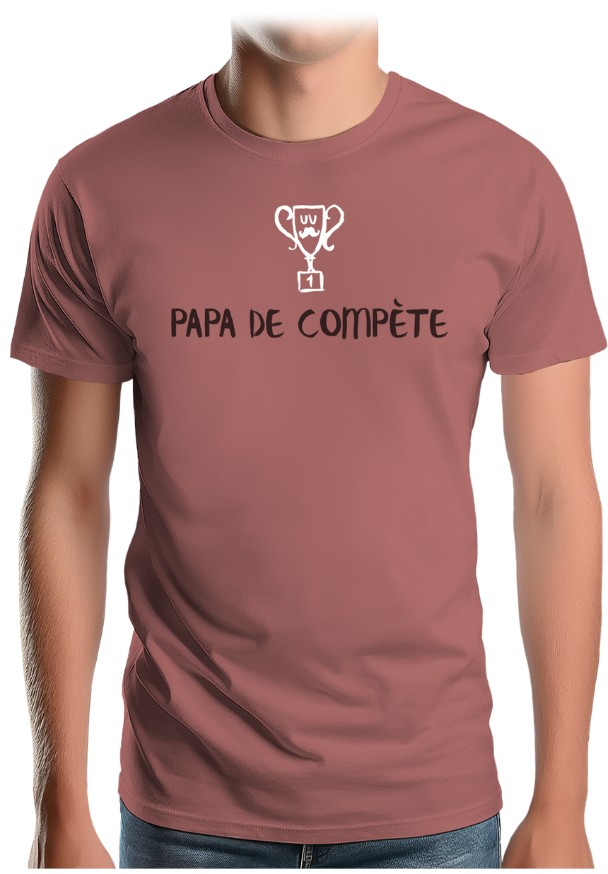 T-Shirt Homme Un super papa de compète