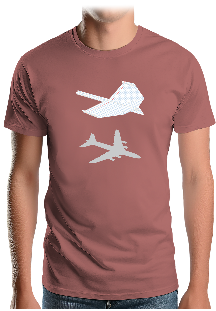 T-Shirt Homme Le Planeur en papier