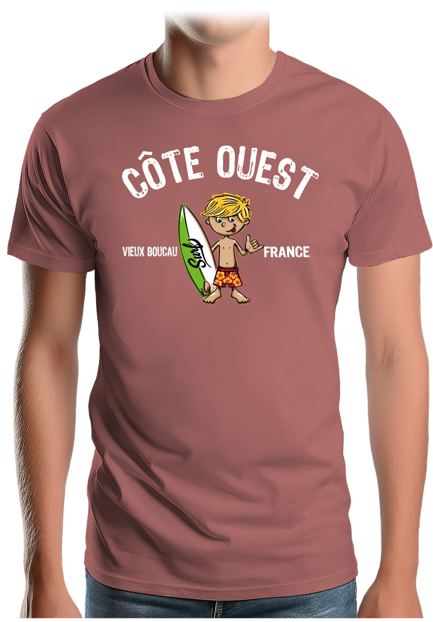T-Shirt Homme Petit surfeur personnalisé