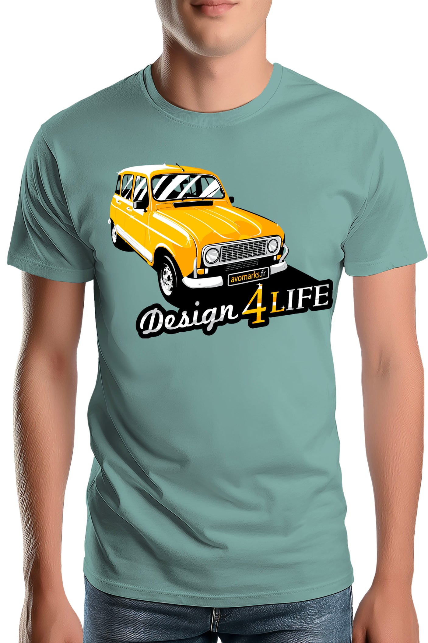 T-Shirt Homme Design 4L