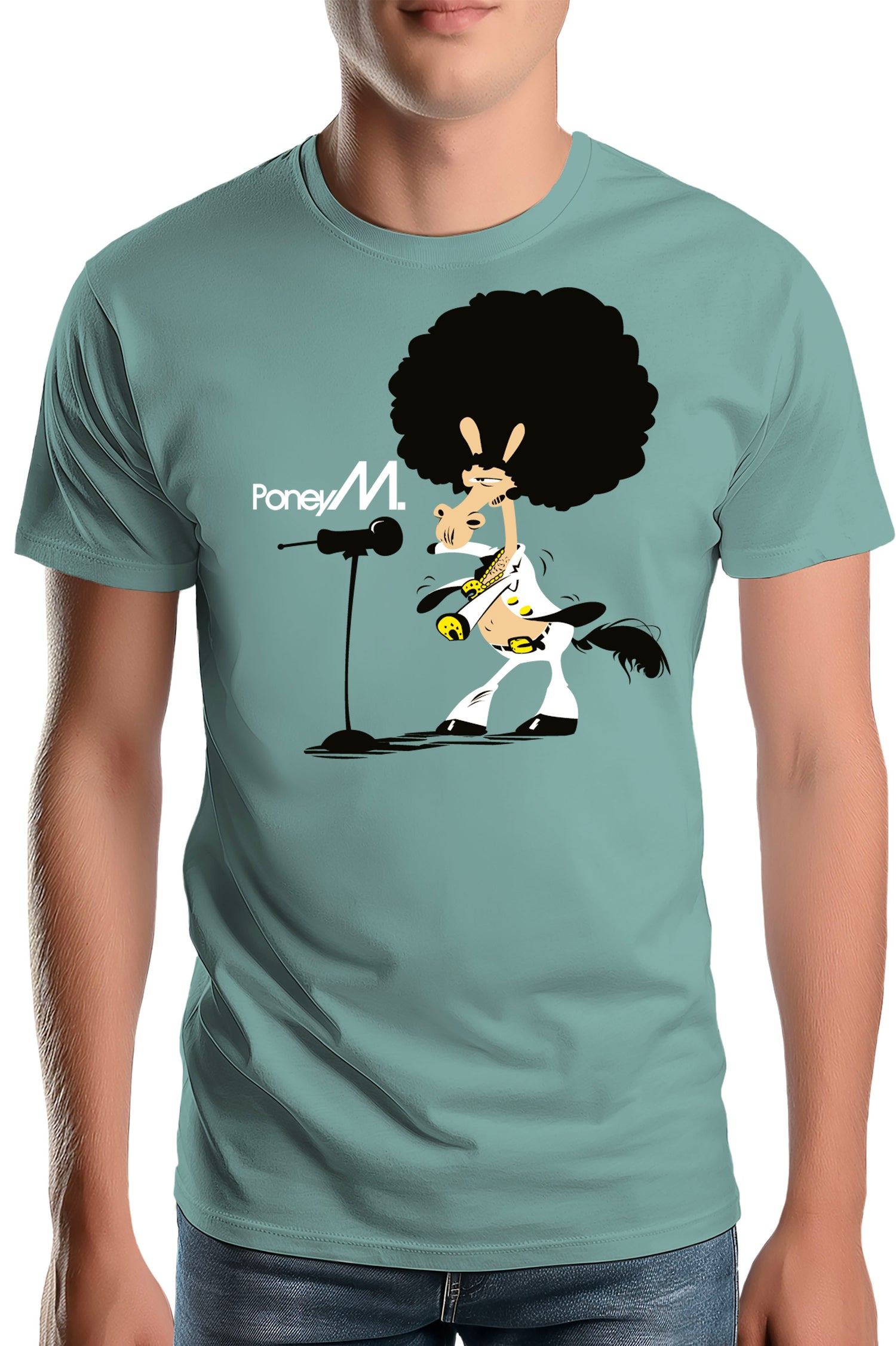 T-Shirt Homme Poney M