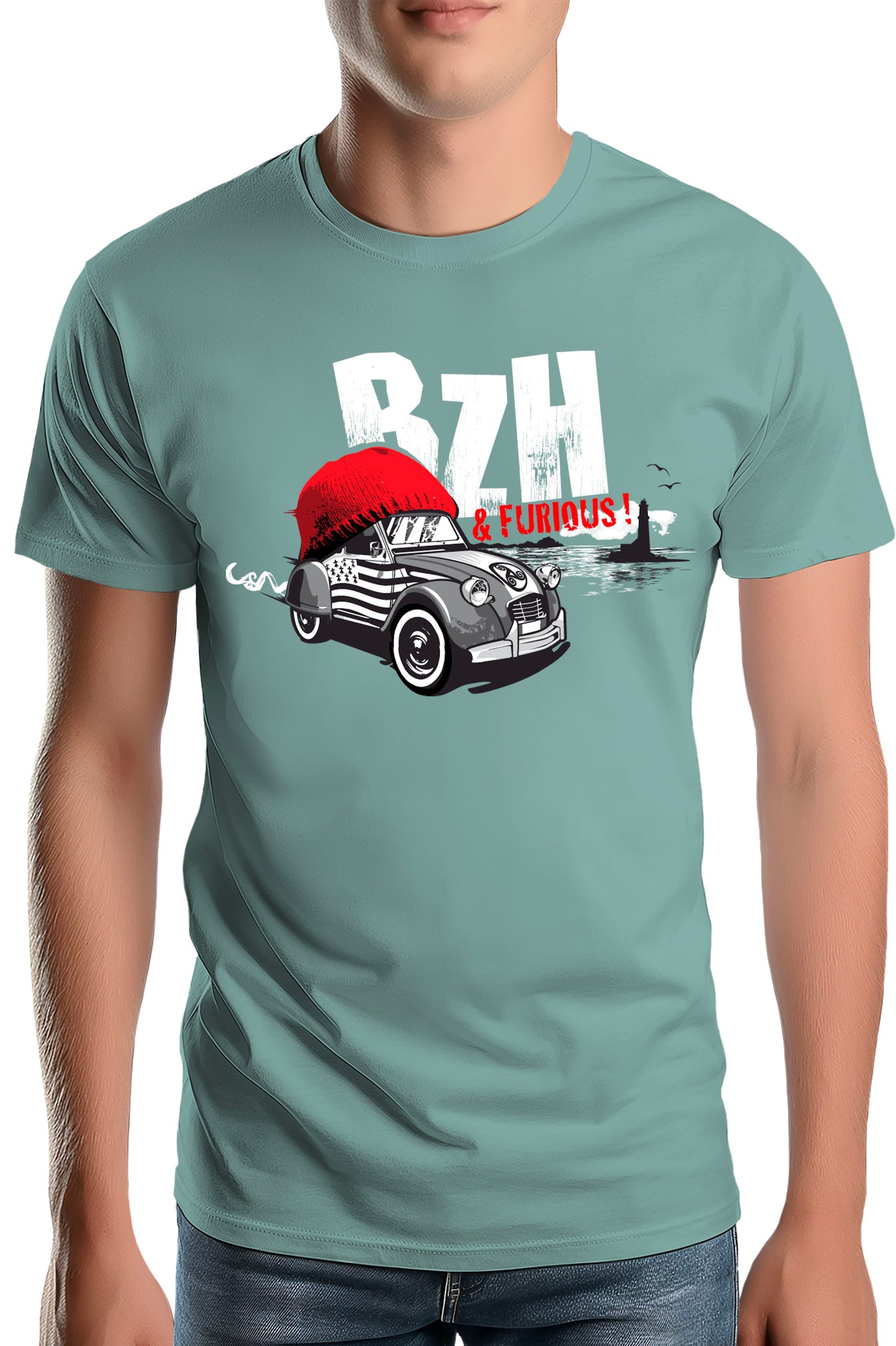 T-Shirt Homme La deuch de Bretagne