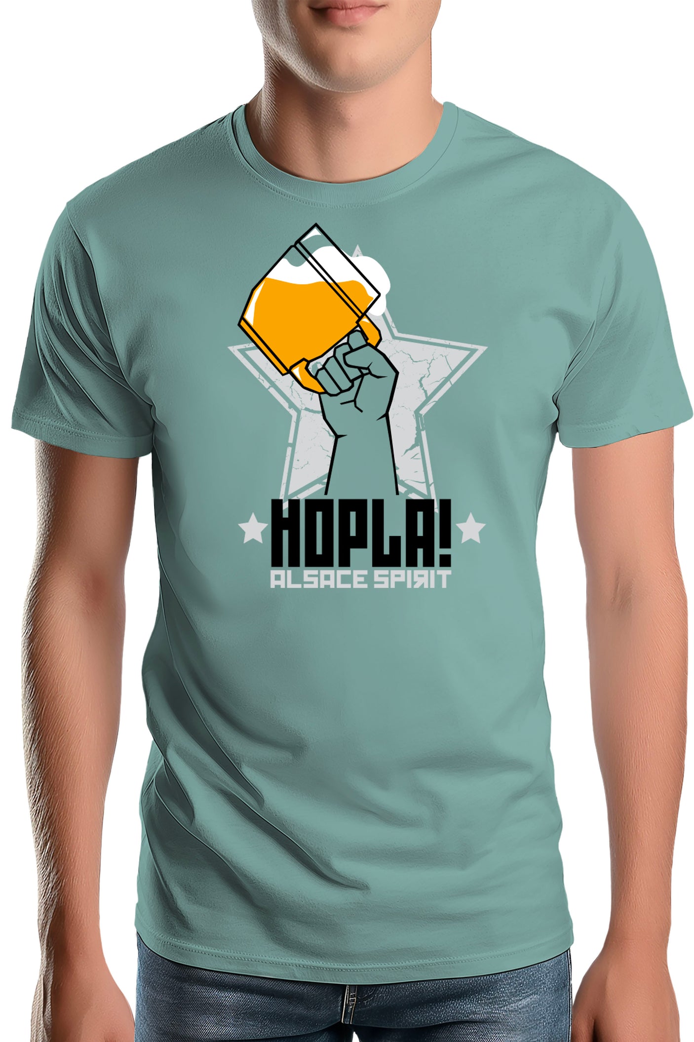 T-Shirt Homme Hopla Alsace Spirit