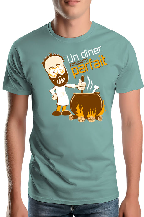 T-Shirt Homme Un Diner Toujours Parfait