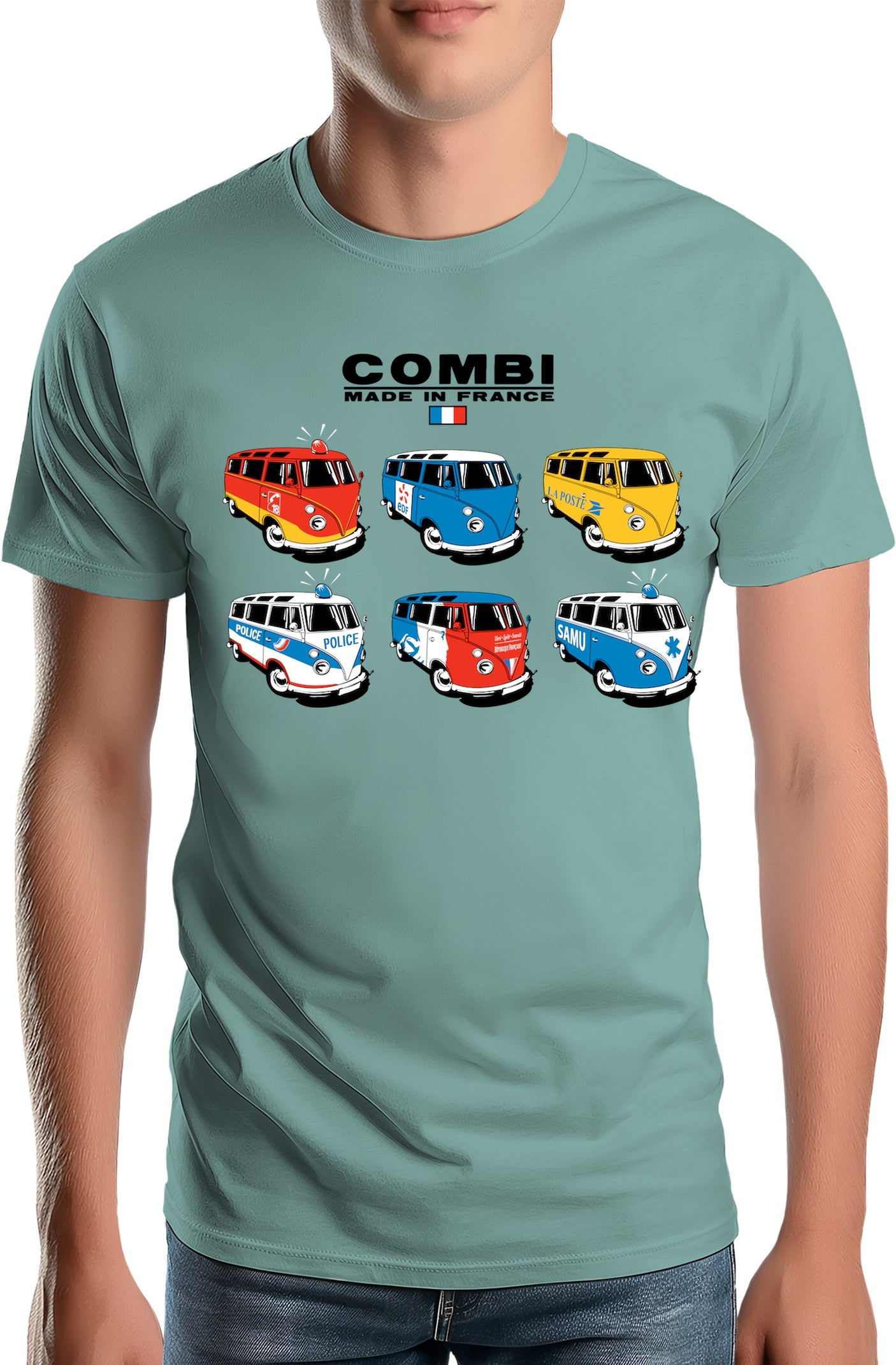 T-Shirt Homme Les combis van France