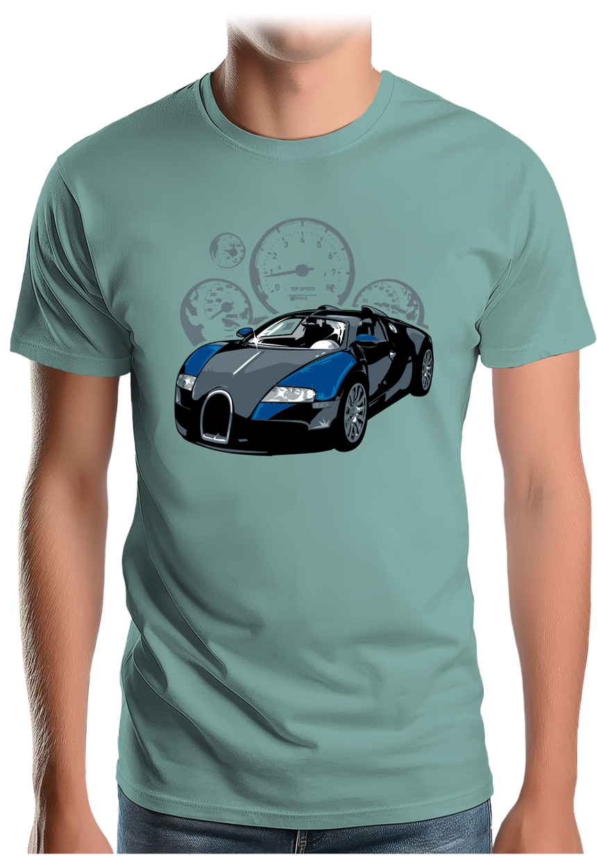 T-Shirt Homme Voiture Top Speed Bug