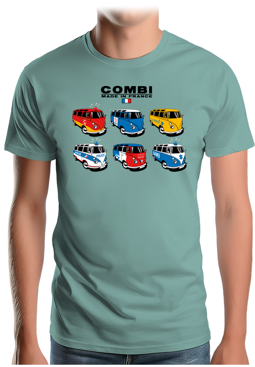 T-Shirt Homme Combi de France, Pompier