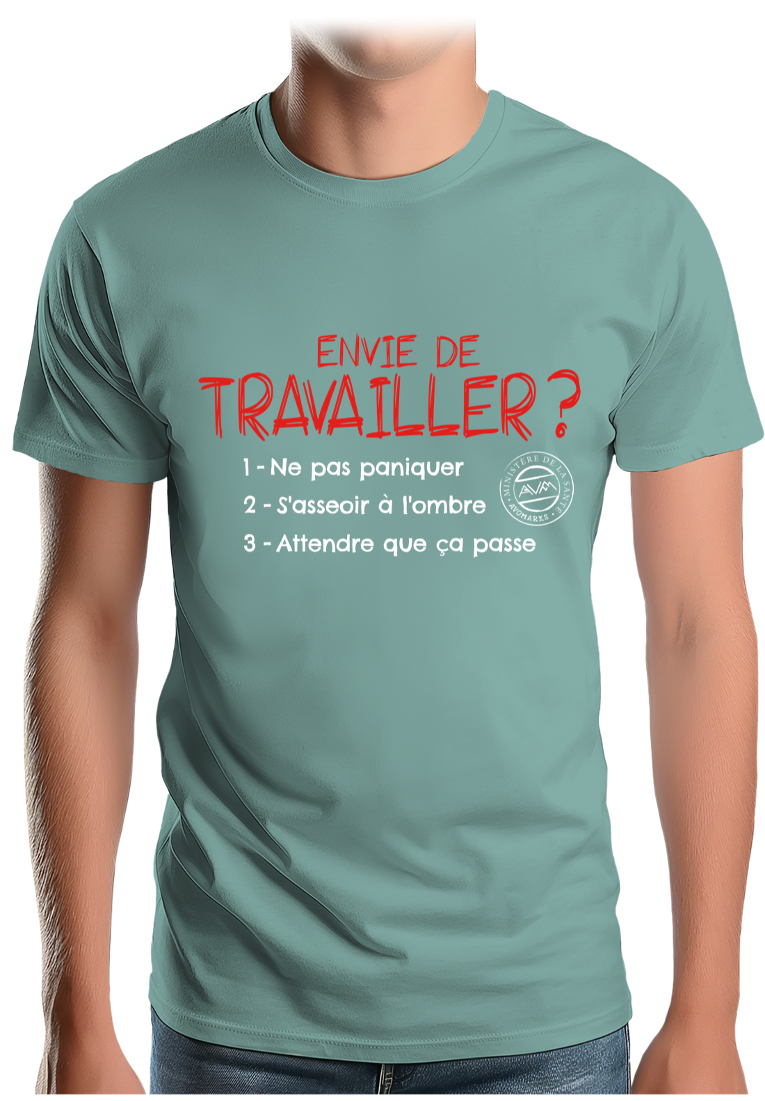 T-Shirt Homme Pas envie de travailler