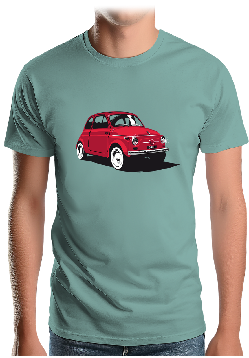 T-Shirt Homme Voiture Italienne 500 Luxe
