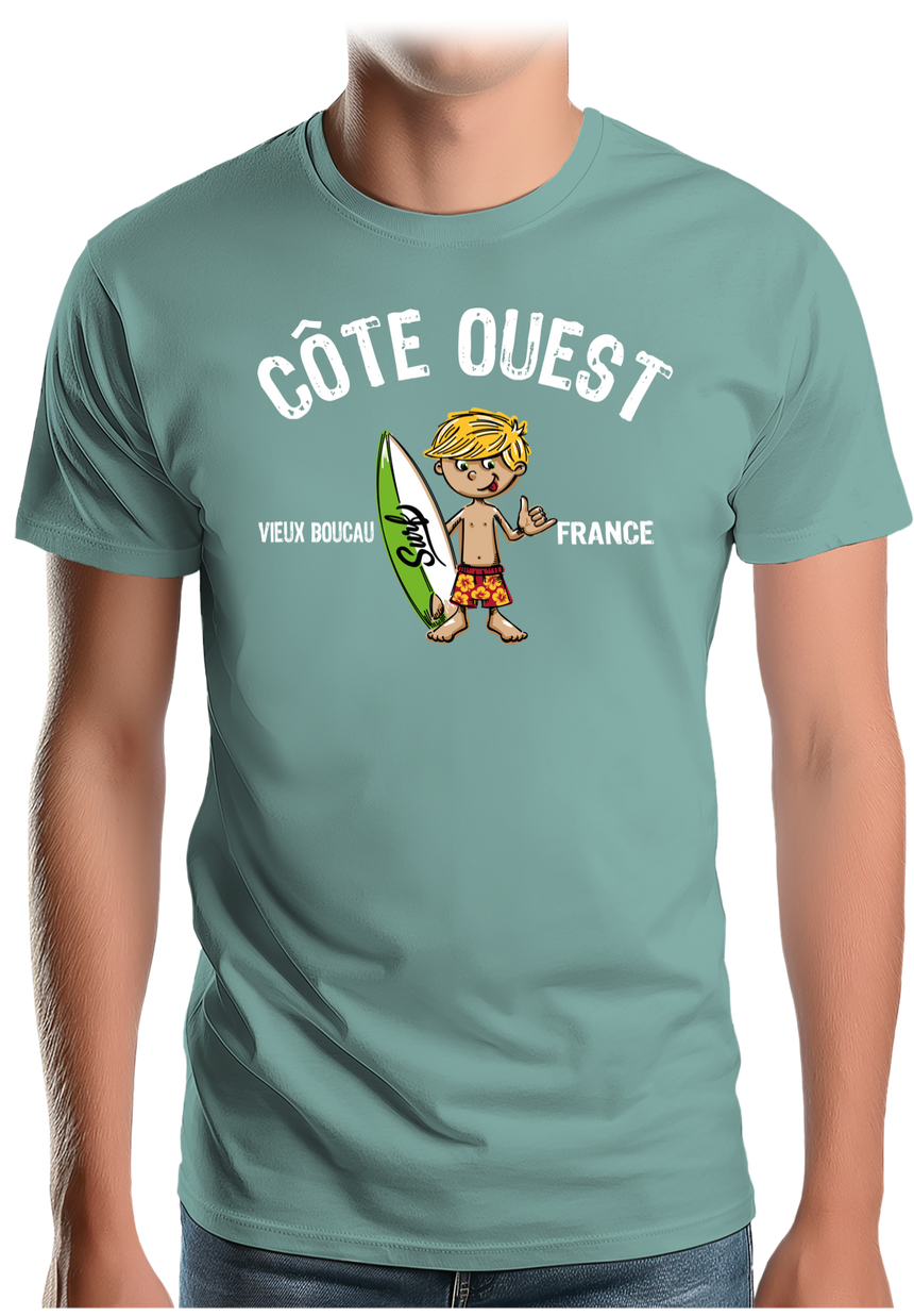 T-Shirt Homme Petit surfeur personnalisé