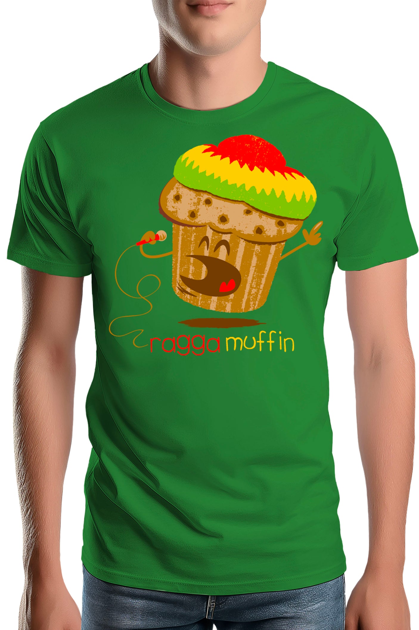 T-Shirt Homme Reggae en muffin