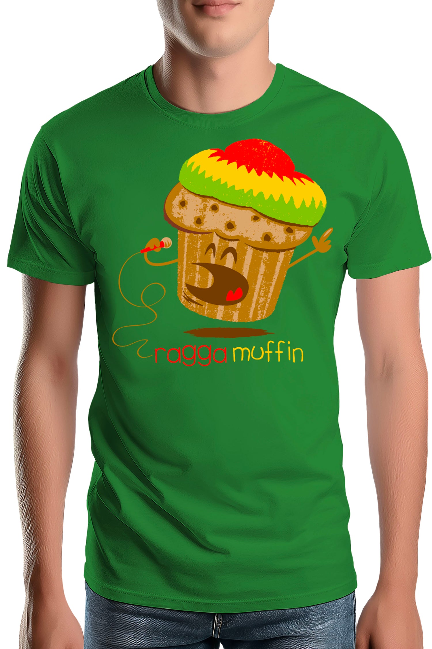 T-Shirt Homme Reggae en muffin