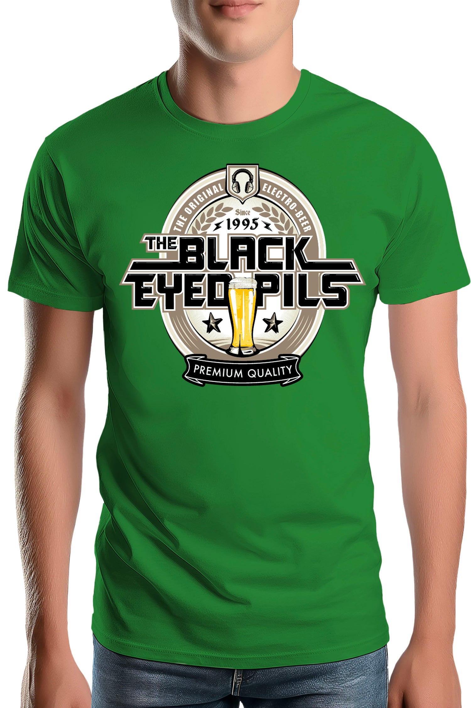 T-Shirt Homme Bière Black Eyed Pils