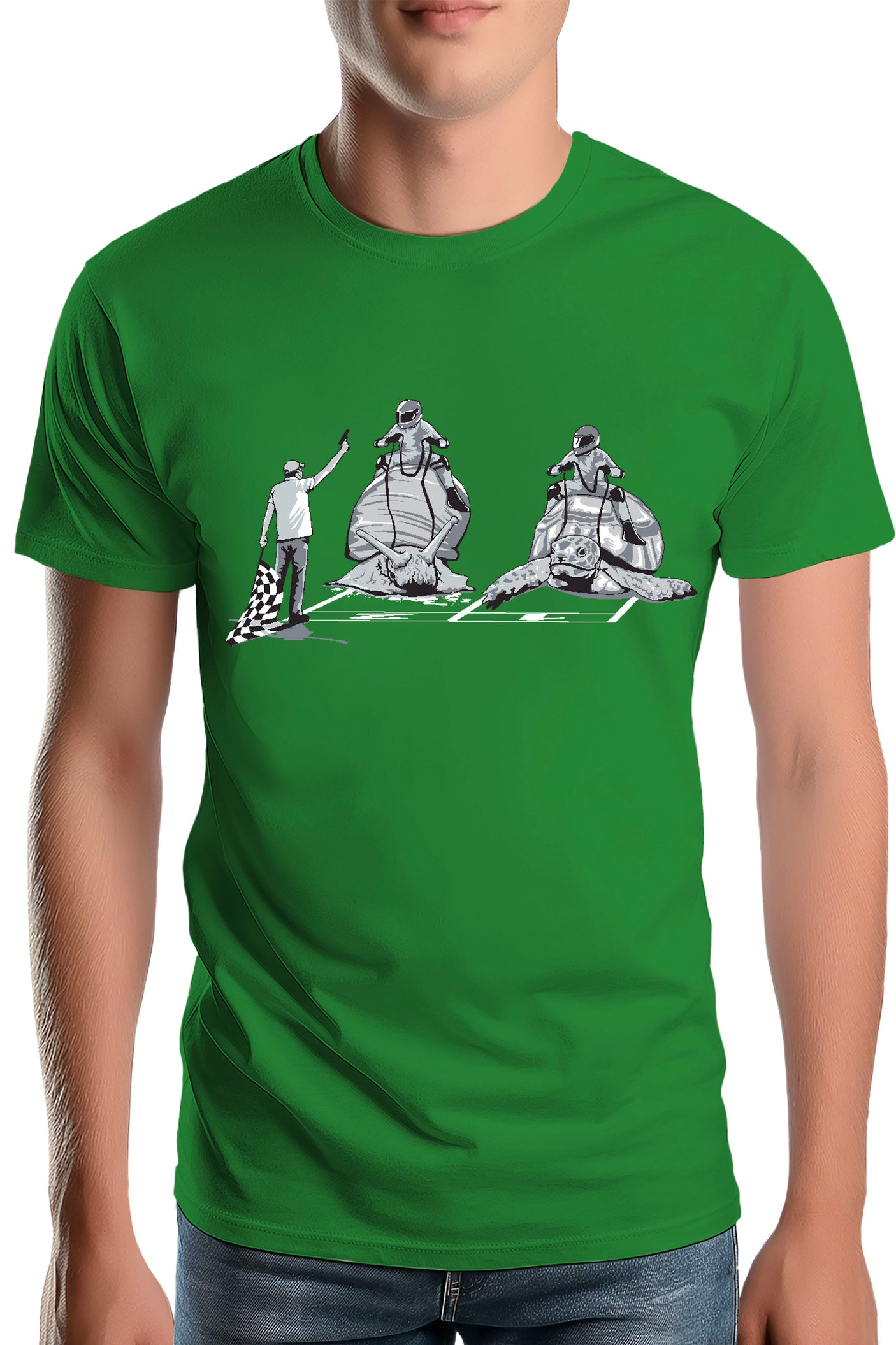 T-Shirt Homme La Course d'escargots