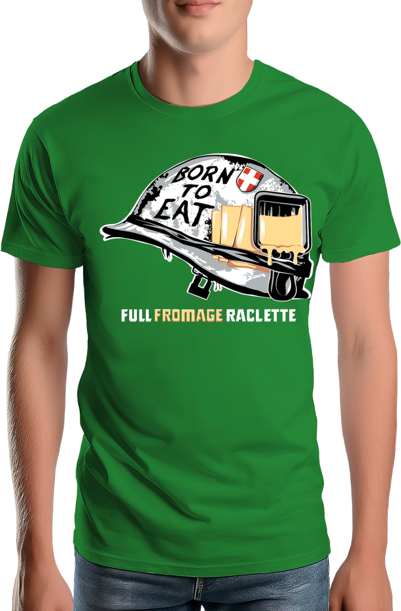 T-Shirt Homme Full fromage raclette