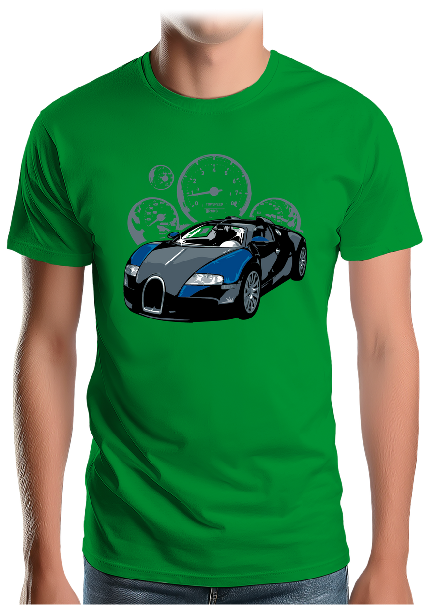 T-Shirt Homme Voiture Top Speed Bug