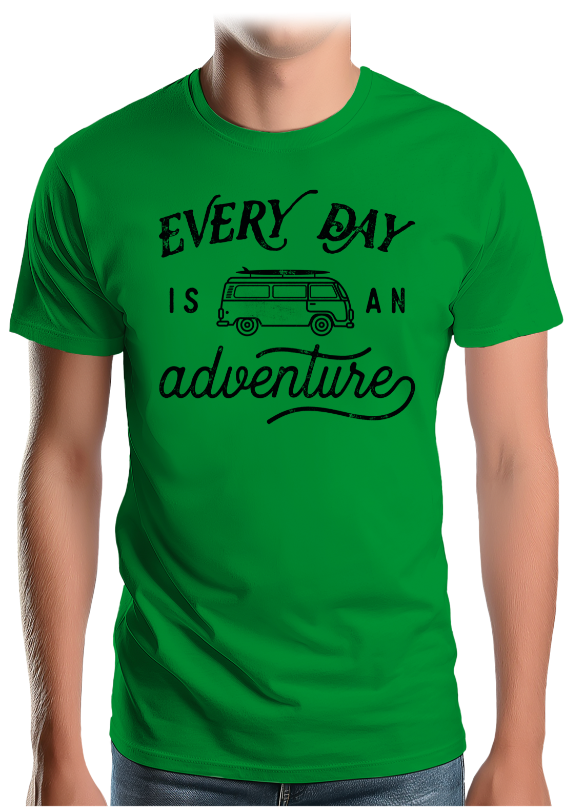 T-Shirt Homme Every day in a van is an adventure