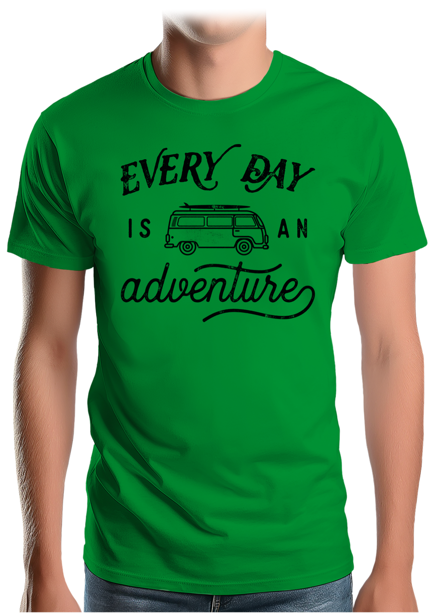 T-Shirt Homme Every day in a van is an adventure