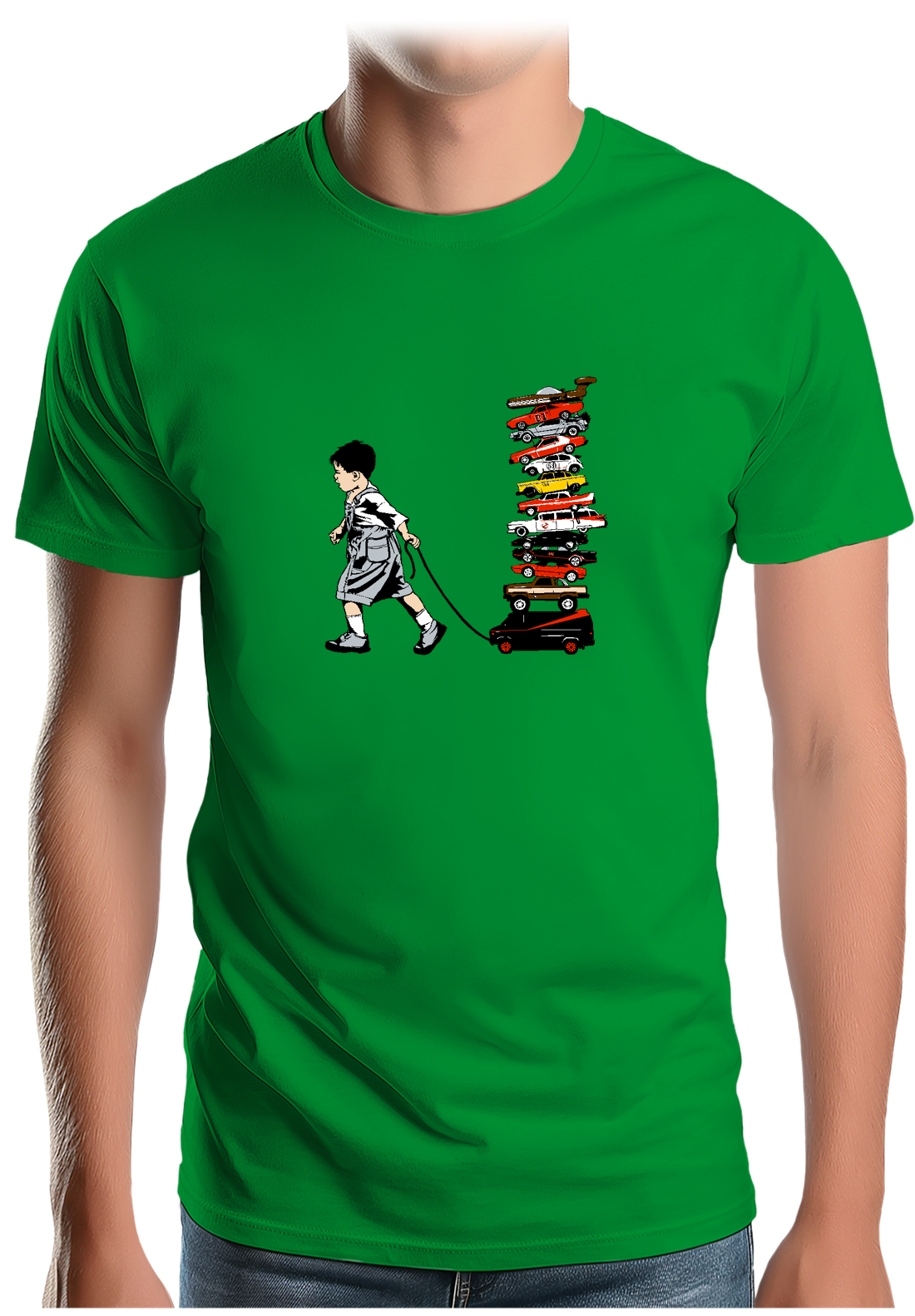 T-Shirt Homme La Collection de voitures via les séries télé