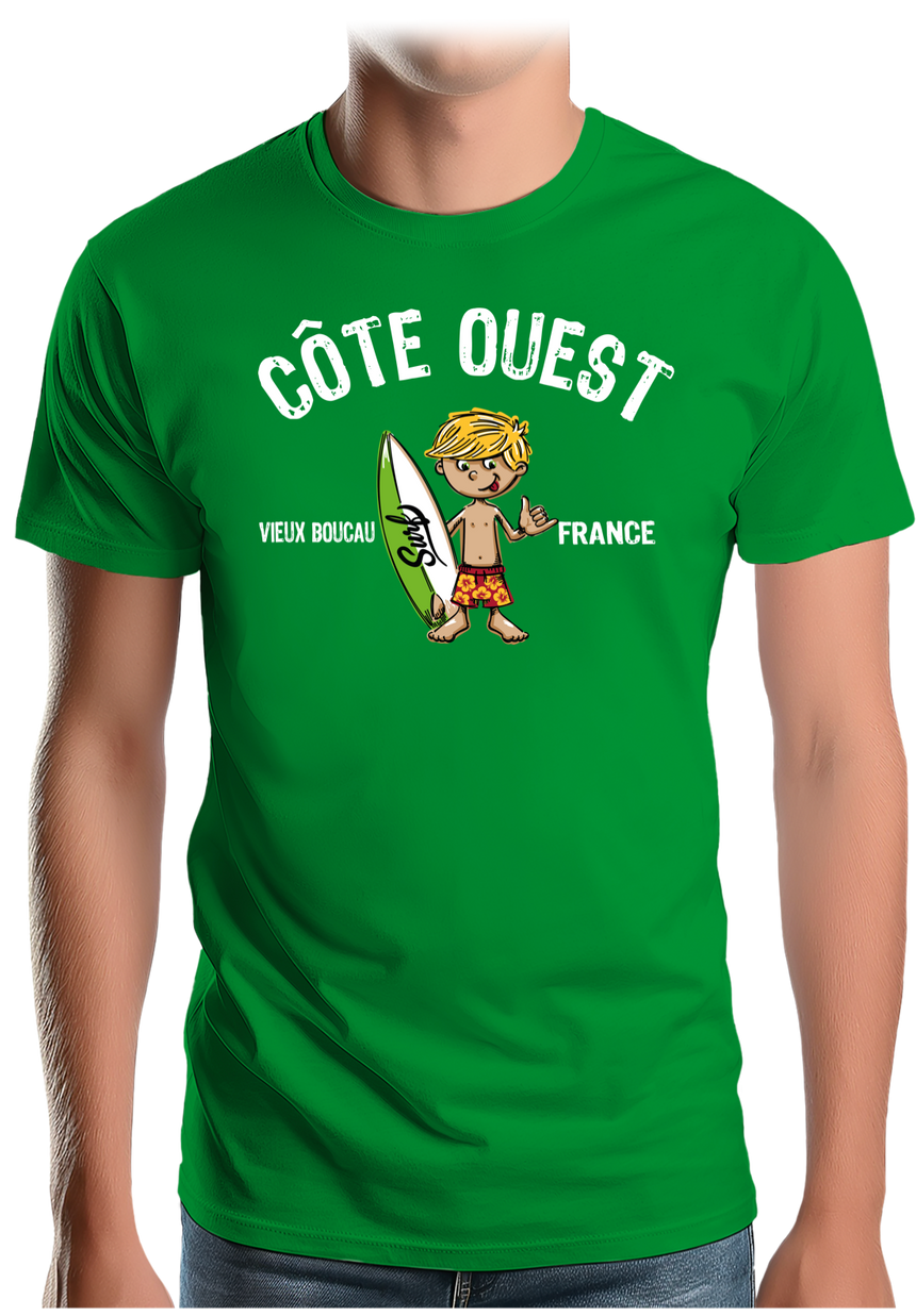 T-Shirt Homme Petit surfeur personnalisé