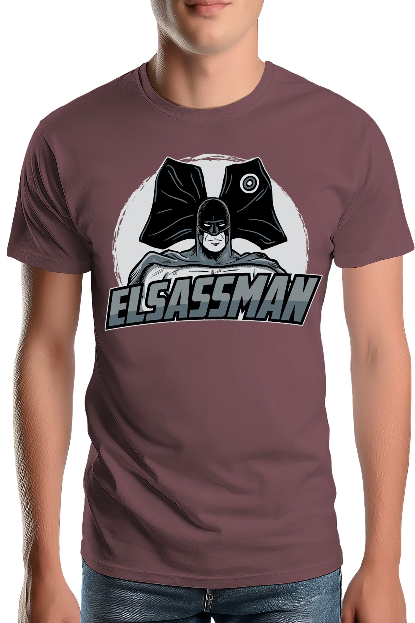 T-Shirt Homme L'Alsacien qui a des super pouvoirs